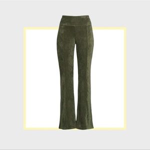 Fall green flair pants